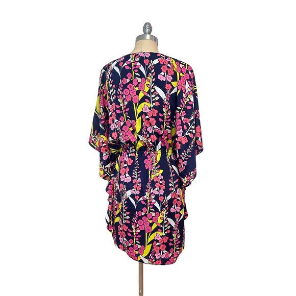 Trina Turk Sentiment Floral Mod Retro Resort Wear Dress Small - Picture 5 of 7